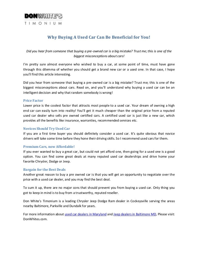 how do you buy a car from someone