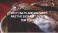 Why cakes and flowers are the best gift option out there