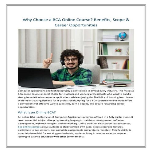 Why Choose a BCA Online Course- Benefits, Scope & Career Opportunities.pdf