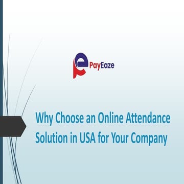 How to Improve Employee Productivity with an Online Attendance Solution ...