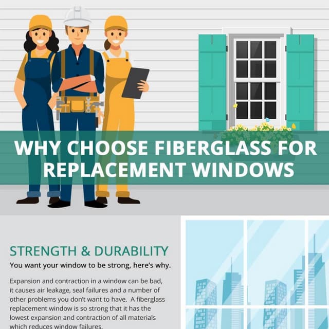 Why choose fiberglass for replacement windows