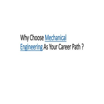 Scope Of Mechanical Engineering