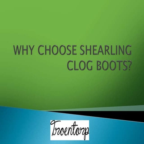 Why choose shearling clog boots?
