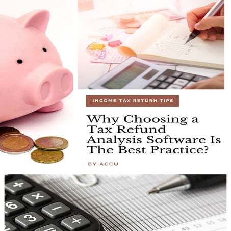Why Choosing a Tax Refund Analysis Software Is The Best Practice?