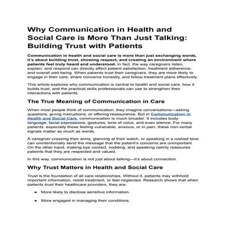 Why Communication in Health and Social Care is More Than Just Talking_ Building Trust with Patients.pdf