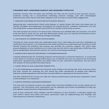 Why Consumer Survey Are Incredibly Effective.pdf