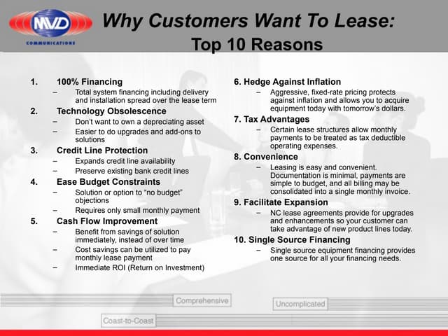 Why Customers Want To Lease