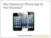 Why Develop An iPhone App For Your ...