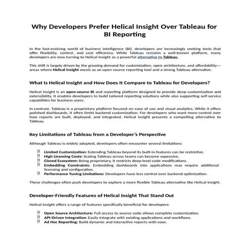 Why Developers Prefer Helical Insight Over Tableau for BI Reporting.pptx