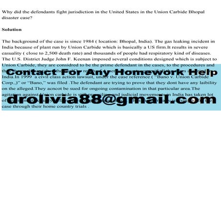 Why did the defendants fight jurisdiction in the United States in th.pdf