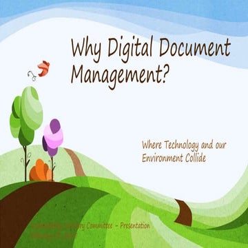 Why Digital Document Management?
