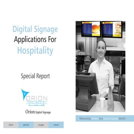 Why digital signage screen for hotels