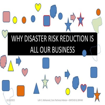 Disaster risk reduction in myanmar | PDF