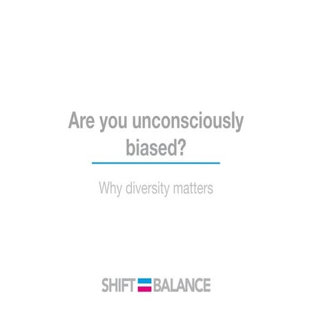 Why diversity matters