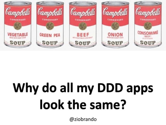 Why do all my ddd apps look the same - Vienna 2014