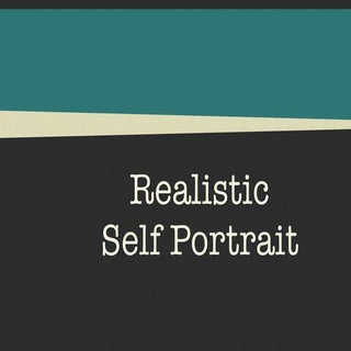 Why do artists make self portraits?