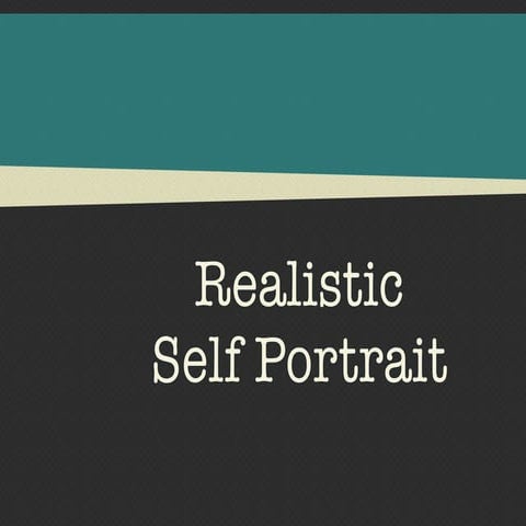 Why do artists make self portraits?