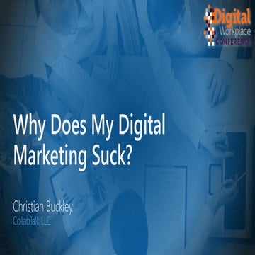 Why Does My Digital Marketing Suck? 