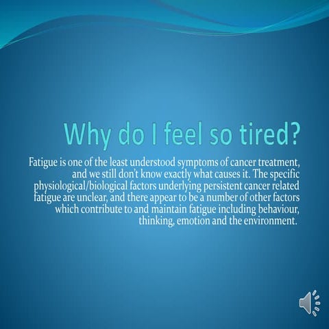 Defining and measuring fatigue | PPT