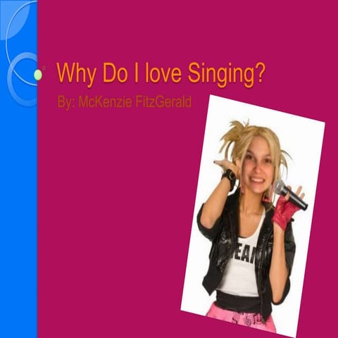 Why do i love singing
