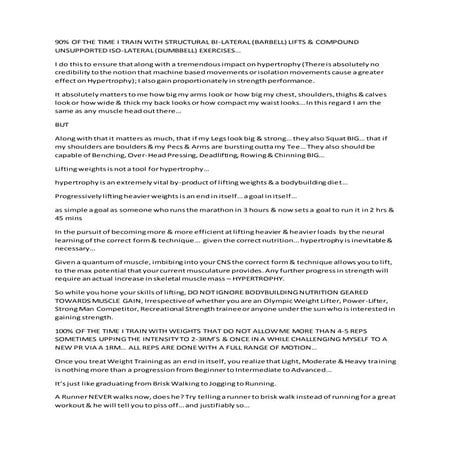 WHY DO I TRAIN THE WAY I DO? - By KAIZZAD CAPADIA