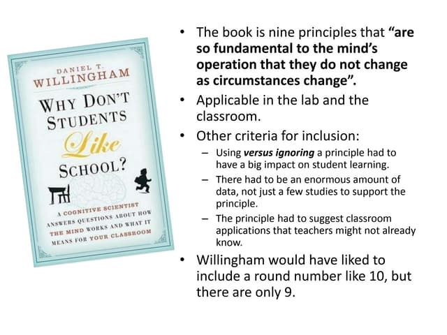 Why Dont Students Like School: Part 1