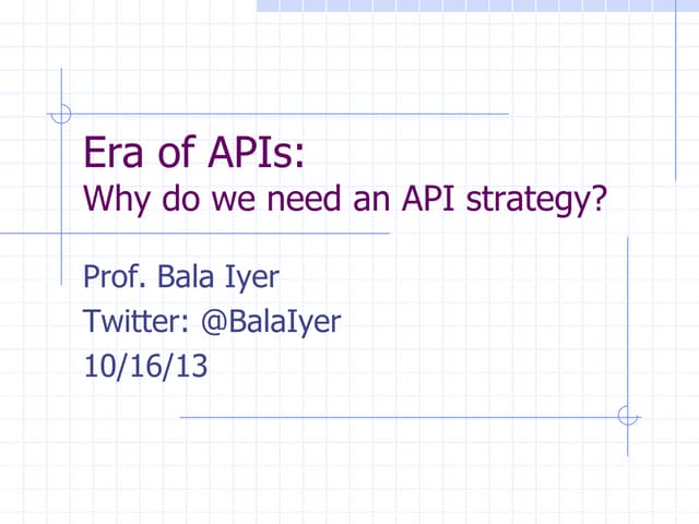 Era of APIs: Why do we need an API strategy?