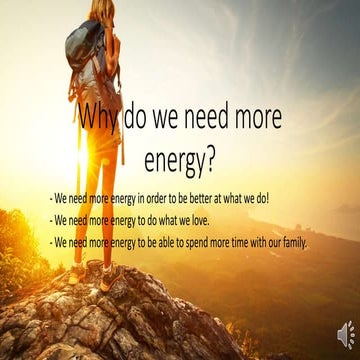 Why do we need more energy | PPT