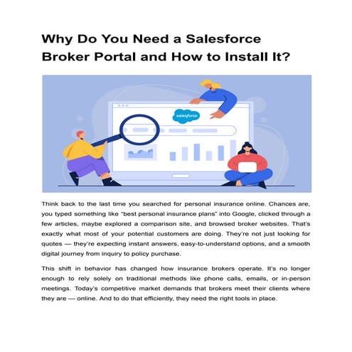 Why Do You Need a Salesforce Broker Portal and How to Install It.pdf
