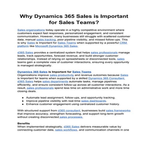 Microsoft Dynamics 365 Sales Module Features.docx