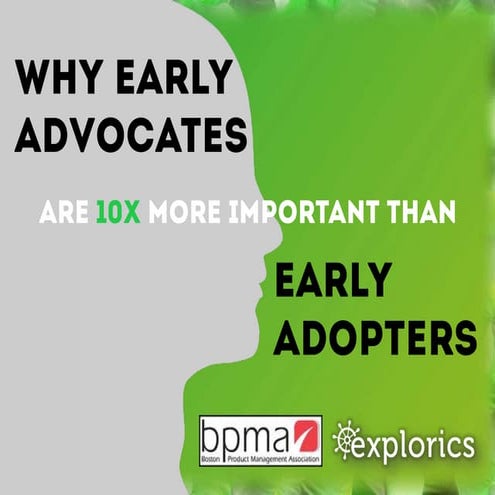 Why Early Advocates are 10x Better Than Early Adopters For New Products