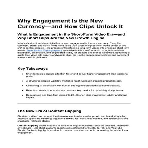 Why Engagement Is the New Currency—and How Clips Unlock It.docx