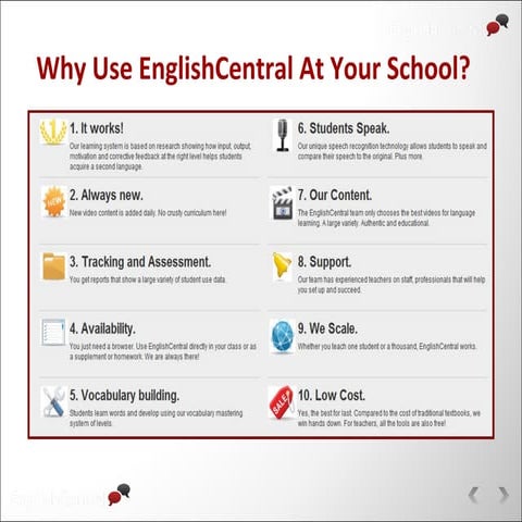 Why Use EnglishCentral?