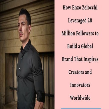 Why Enzo Zelocchi’s Future Projects Might Matter More Than His Past ...