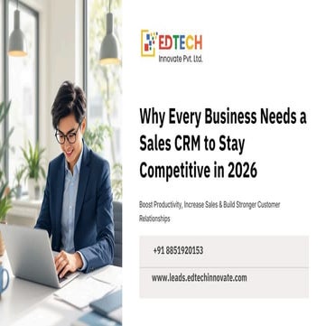 Why Every Business Needs a Sales CRM to Stay Competitive in 2026 | PDF