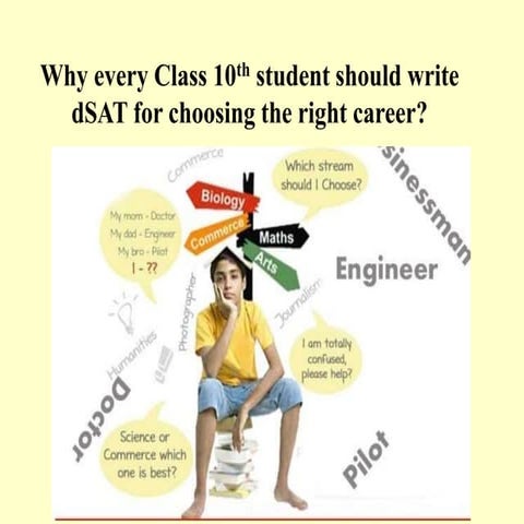 Why every class 10th student should write dSAT for choosing the right ...
