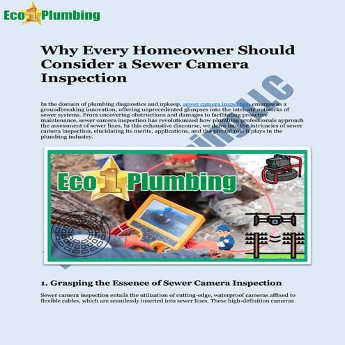 IKSS CCTV Inspection Services v1 | PDF