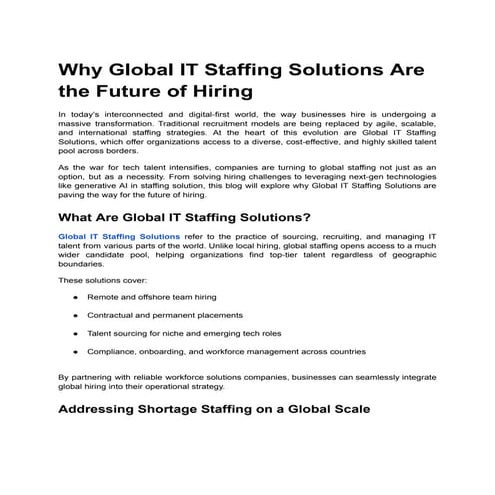 Why Global IT Staffing Solutions Are the Future of Hiring.pdf