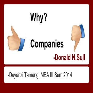 Why good companies go bad 