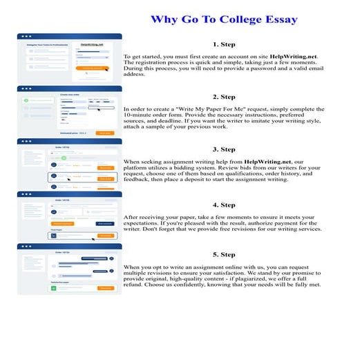 Why Go To College Essay. Online assignment writing service.