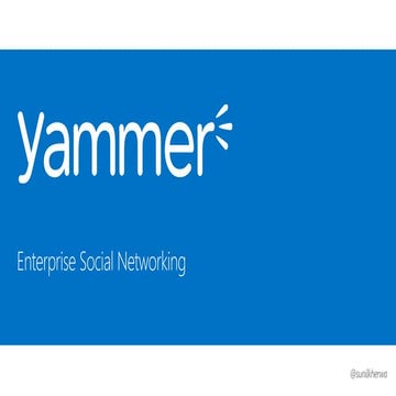 Why Go Yammer!
