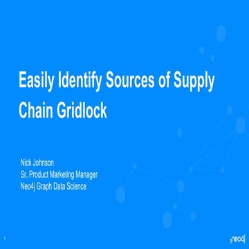 Easily Identify Sources of Supply Chain Gridlock