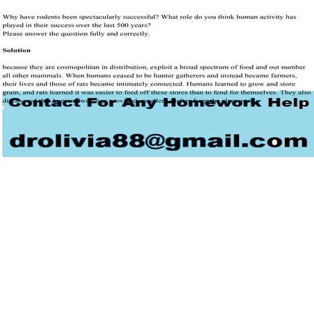 Why have rodents been spectacularly successful What role do you thi.pdf