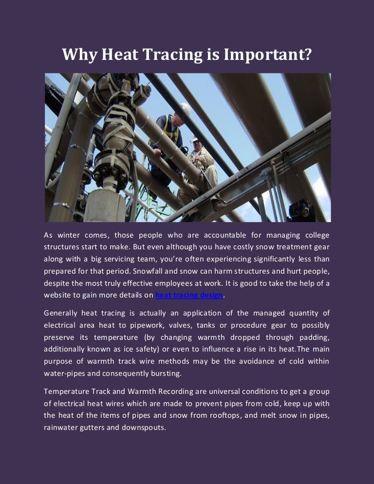 Why Heat Tracing is Important?
