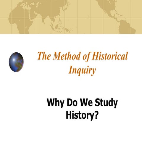Why history