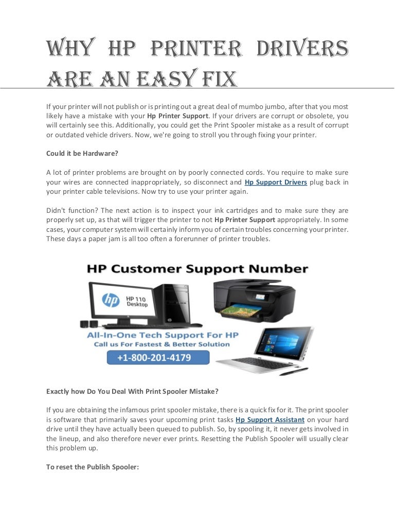 Why hp printer drivers are an easy fix