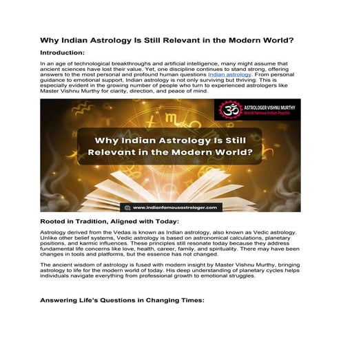 Why Indian Astrology Is Still Relevant in the Modern World.docx