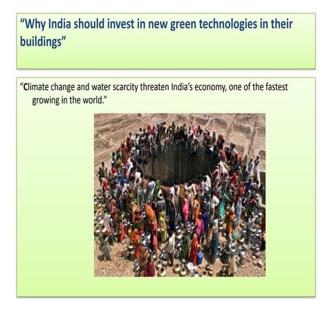  Why Green Technology for India