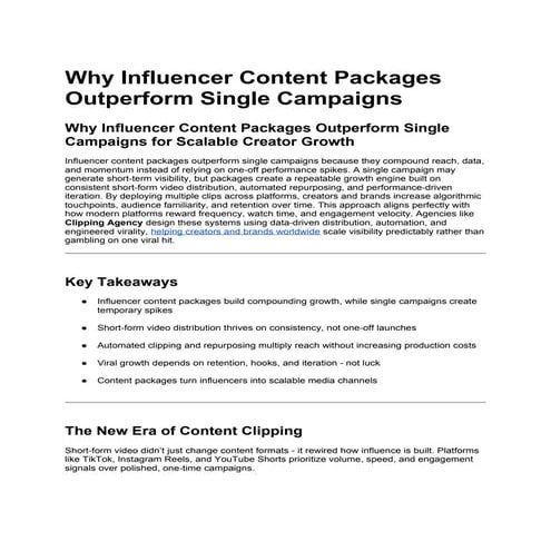Why Influencer Content Packages Outperform Single Campaigns.docx