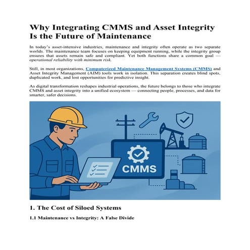 Engica Q4 CMMS brochure | PDF